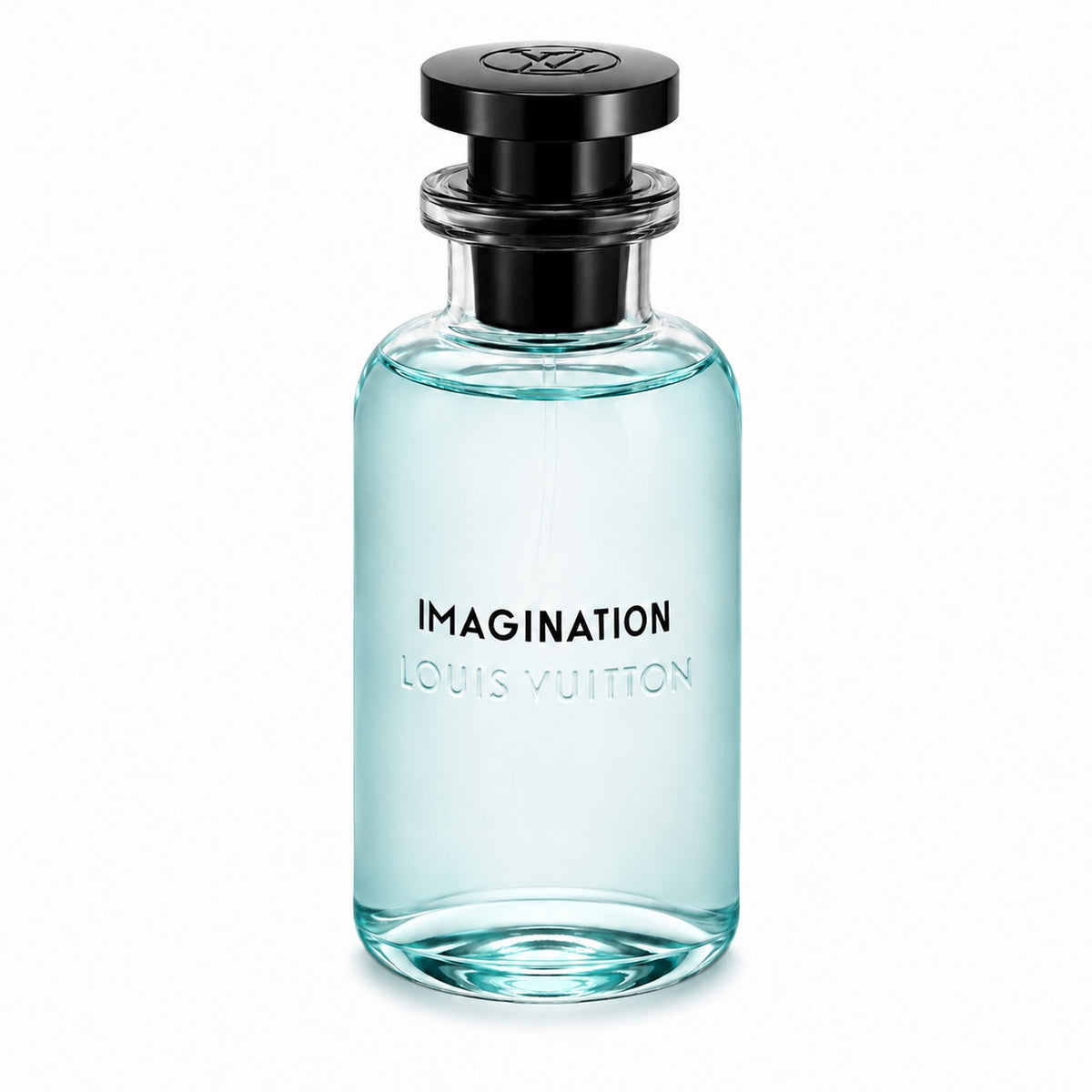 Louis Vuitton Imagination fragrance decant on white background