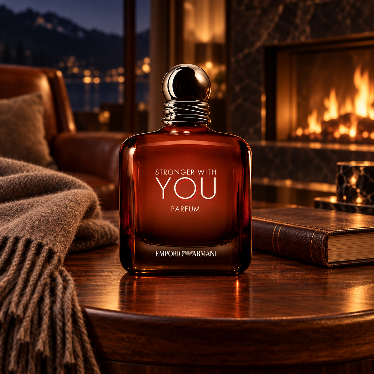 Armani Stronger With You Parfum lifestyle scene