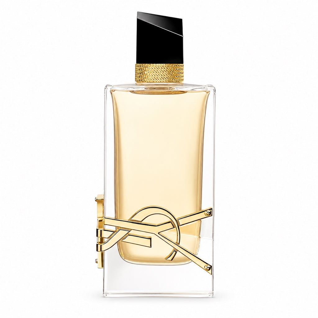YSL Libre fragrance decant on white background