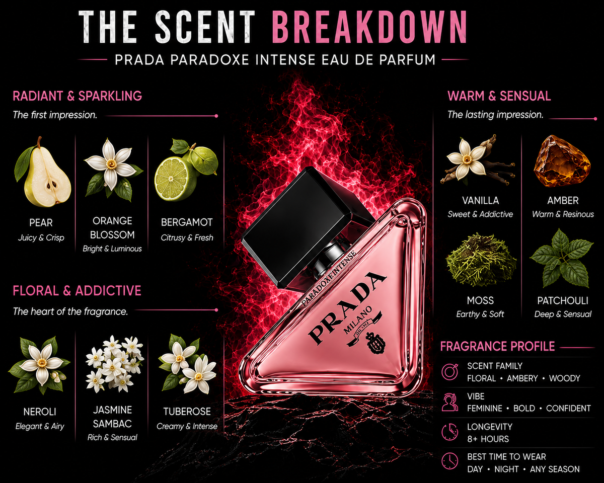 Prada Paradoxe Intense fragrance notes