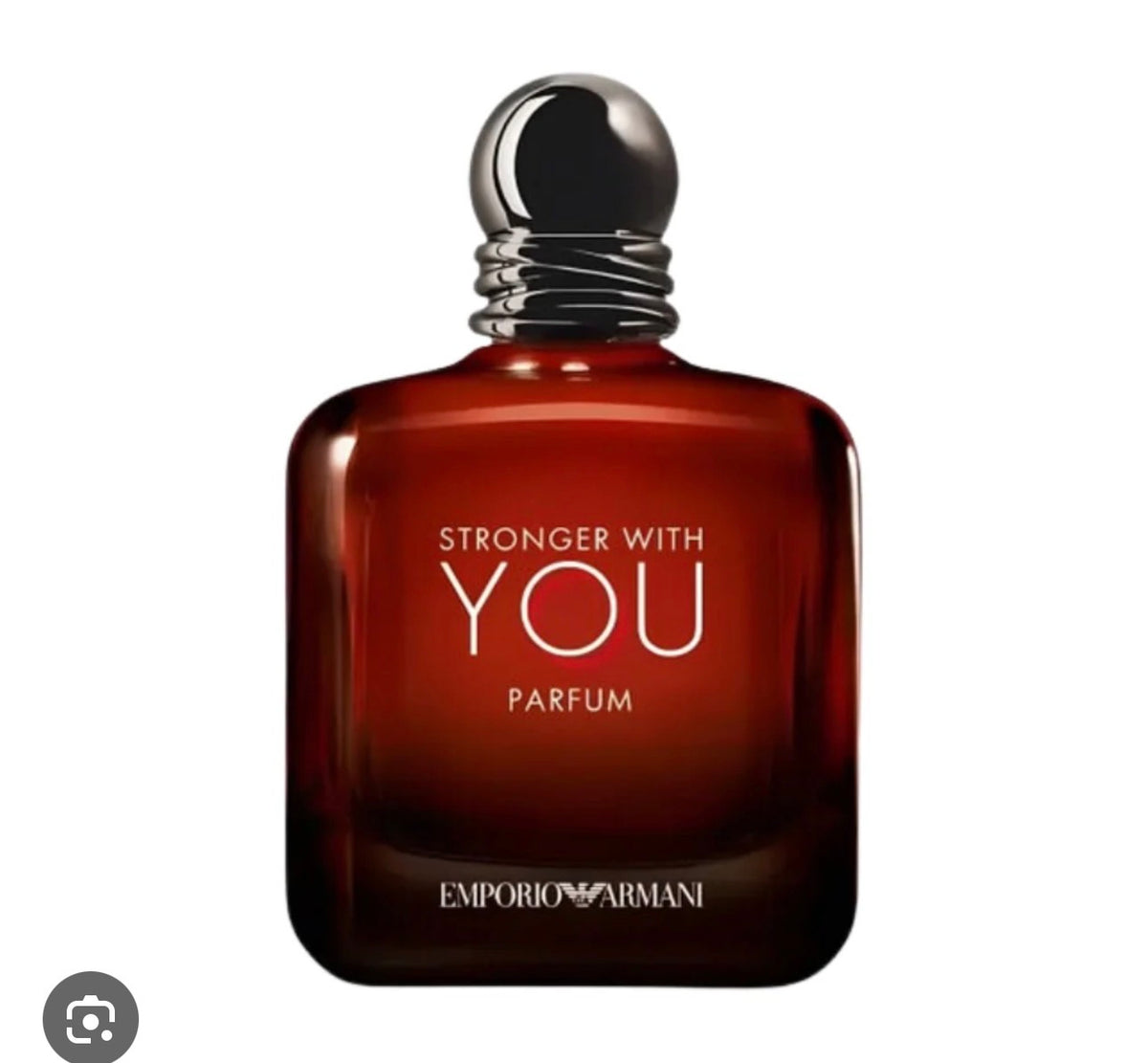 Armani Stronger With You Parfum fragrance decant on white background